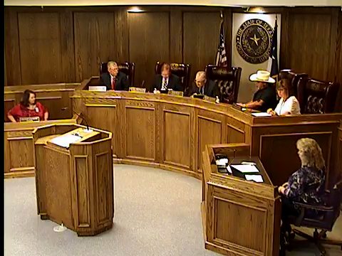 August 29 2016 Commissioners #39 Court Lubbock County TX